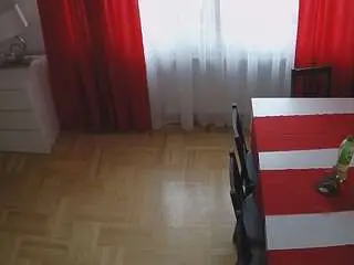 Camsoda Nude Webcam of voyeurcam-julmodels-dining-2